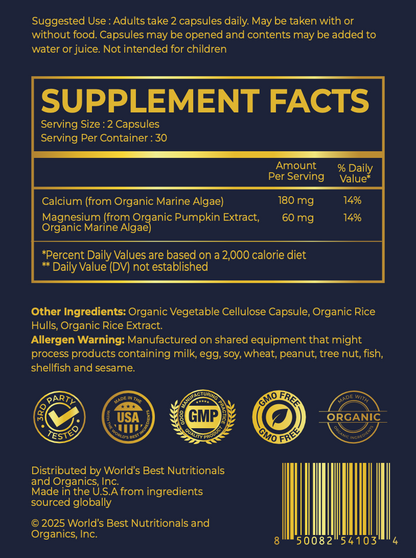 World's Best Calcium-Magnesium