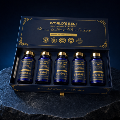 Vitamin & Mineral Supplement Bundle - 5 Items 3 Month Supply