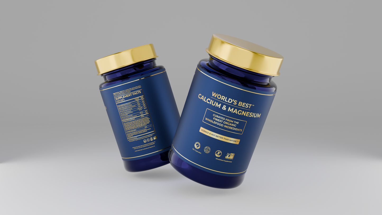 1-Month Supply-World's Best Calcium-Magnesium